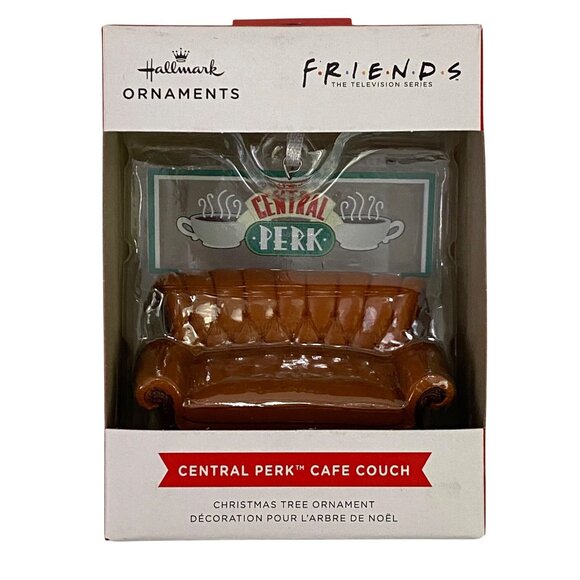 Hallmark Friends Central Perk Cafe Couch Coffeehouse Christmas Tree Ornament - Picture 1 of 5